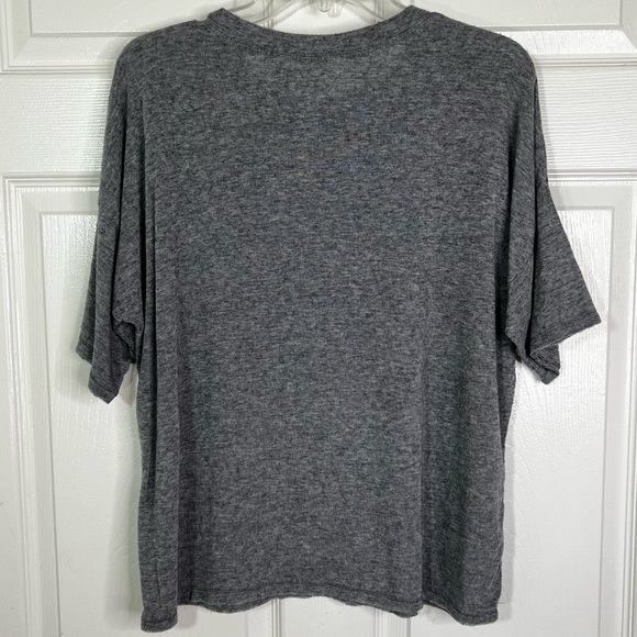 NWT Hello Nite! Revolve Short Sleeve Crewneck Sleep Shirt in Grey Sz S - Picture 2 of 6